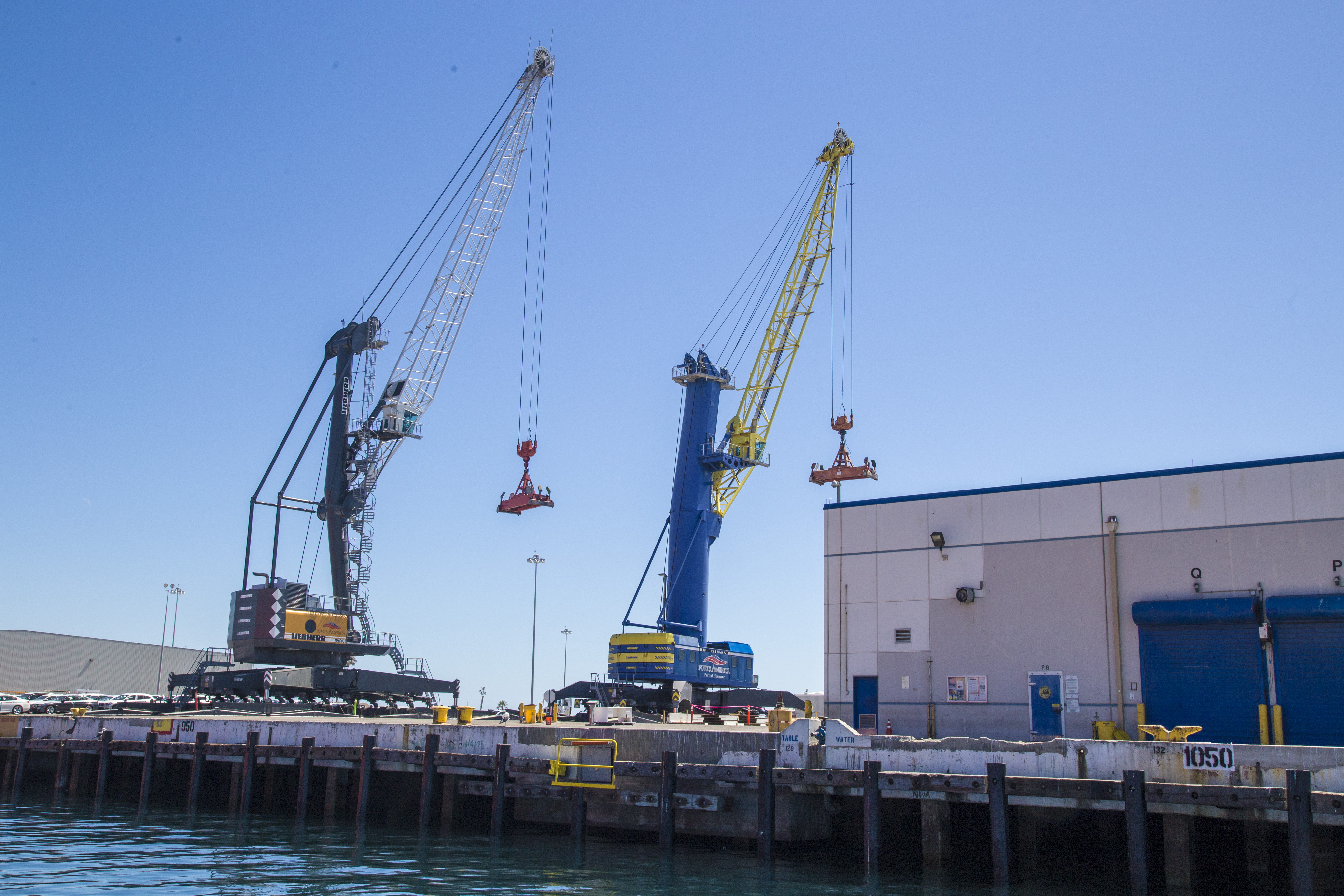 Container Cranes on Port Tour
